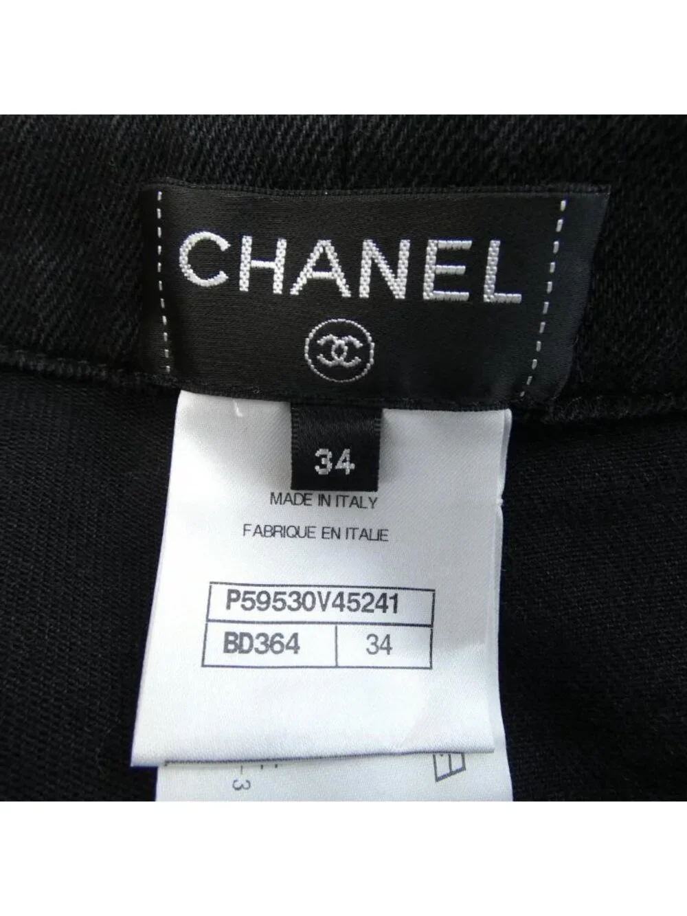Chanel Jeans Black
